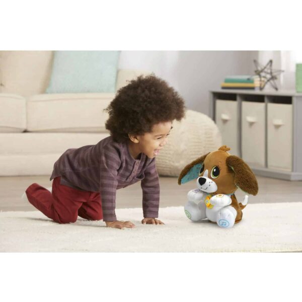 LeapFrog Speak and Learn Puppy, Plush Dog with Talk-Back Feature - Imagen 2